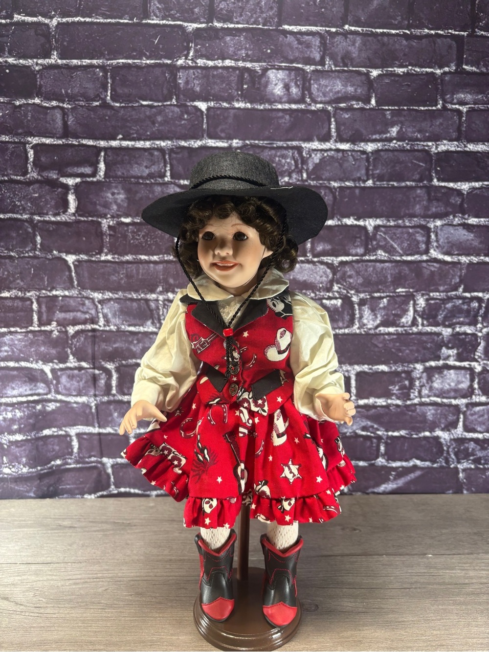 17" Porcelain Doll "Carson" By Tanya Tucker Hamilton Collection